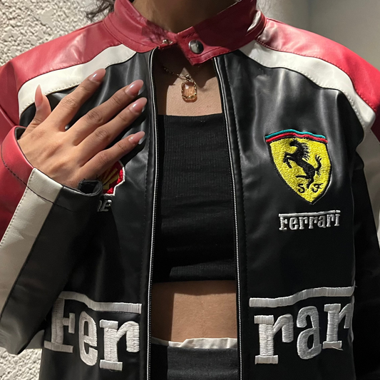 Ferrari F1 Leather Jacket – Wear Your Ferrari Passion