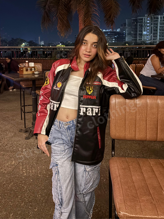 Ferrari F1 Leather Jacket – Wear Your Ferrari Passion