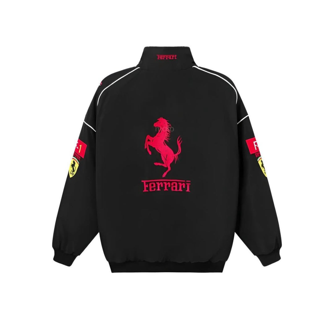 Black Ferrari Racing Jacket: A Stylish Tribute to Ferrari’s Legacy-Unisex