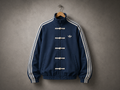 Navy Blue Suede CNY Jacket – Premium Streetwear