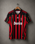 AC Milan Maldini Home Half Sleeve Embroidery Collar[[[A055]]](("HSCLE"))