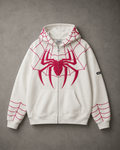white spider man hoddiee