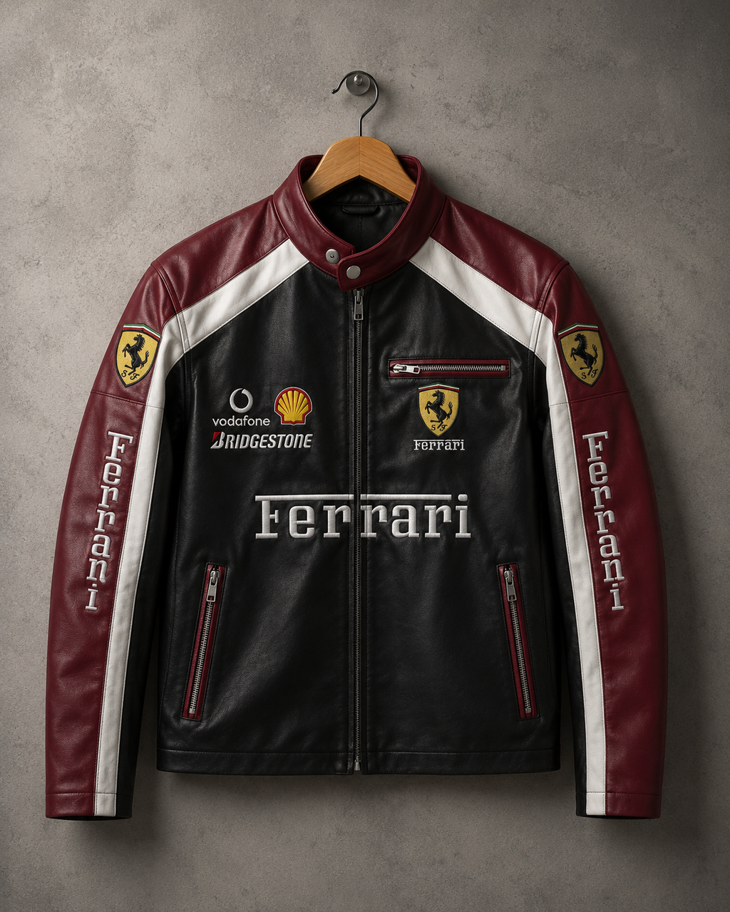 Ferrari F1 Leather Jacket – Wear Your Ferrari Passion
