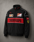 Black Ferrari Racing Jacket: A Stylish Tribute to Ferrari’s Legacy-Unisex
