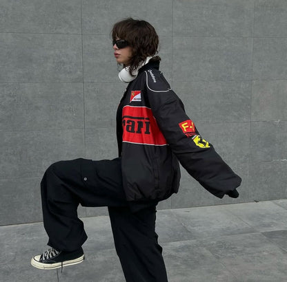 Black Ferrari Racing Jacket: A Stylish Tribute to Ferrari’s Legacy-Unisex