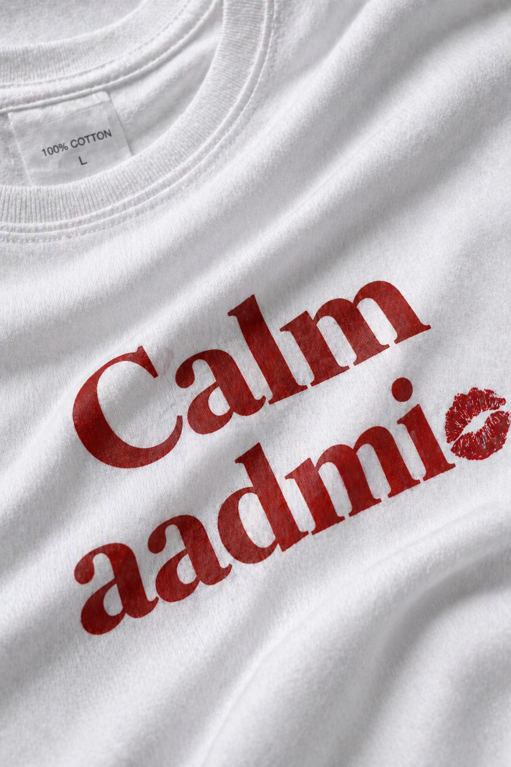 “Calm Aadmi” oversized t-shirt