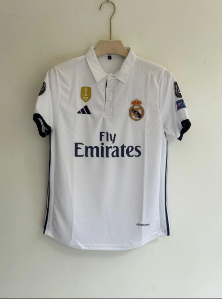 Real Madrid 2016-17 Home Half sleeve Embroidery((RONALDO))