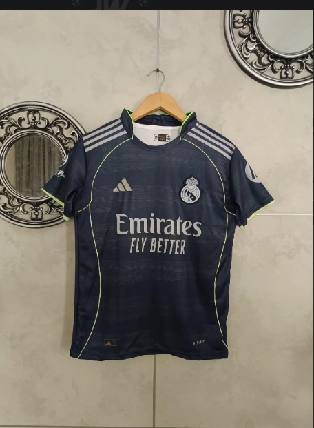 REAL MADRID 25/26 AWAY HALF SLEEVE EMBROIDERY