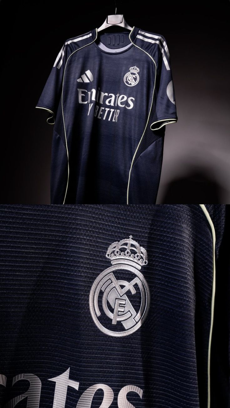 REAL MADRID 25/26 AWAY HALF SLEEVE EMBROIDERY